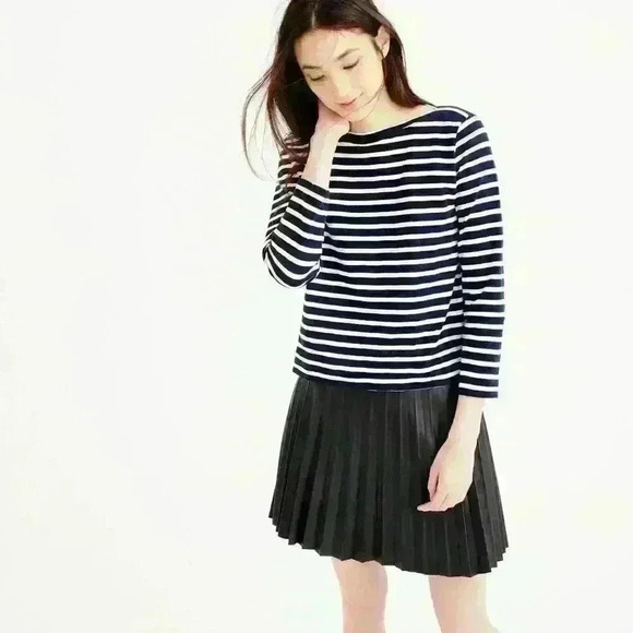 J. Crew Boatneck Stripped long sleeve - Picture 2 of 6